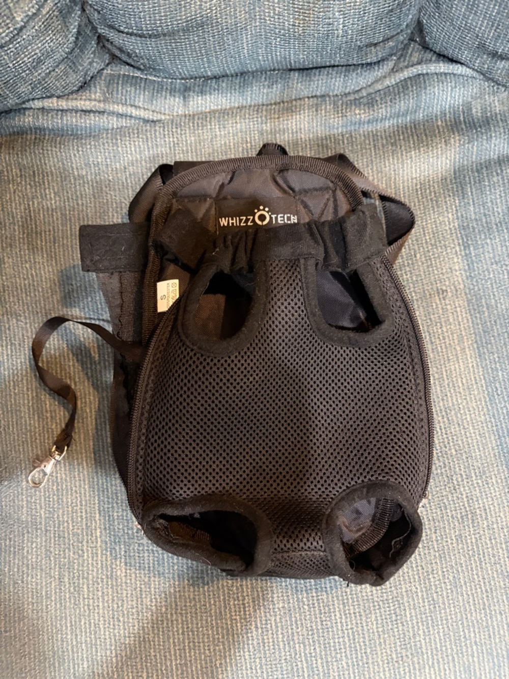 Front Dog Carrier Chest Carry Backpacks for Walking/Hiking/Camping in Black